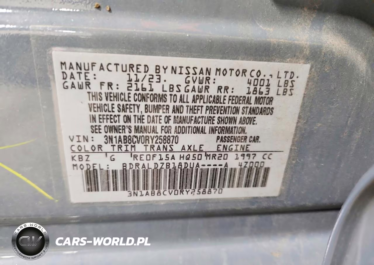2024 Nissan Sentra Sv VIN:3N1AB8CV0RY258870 - 13