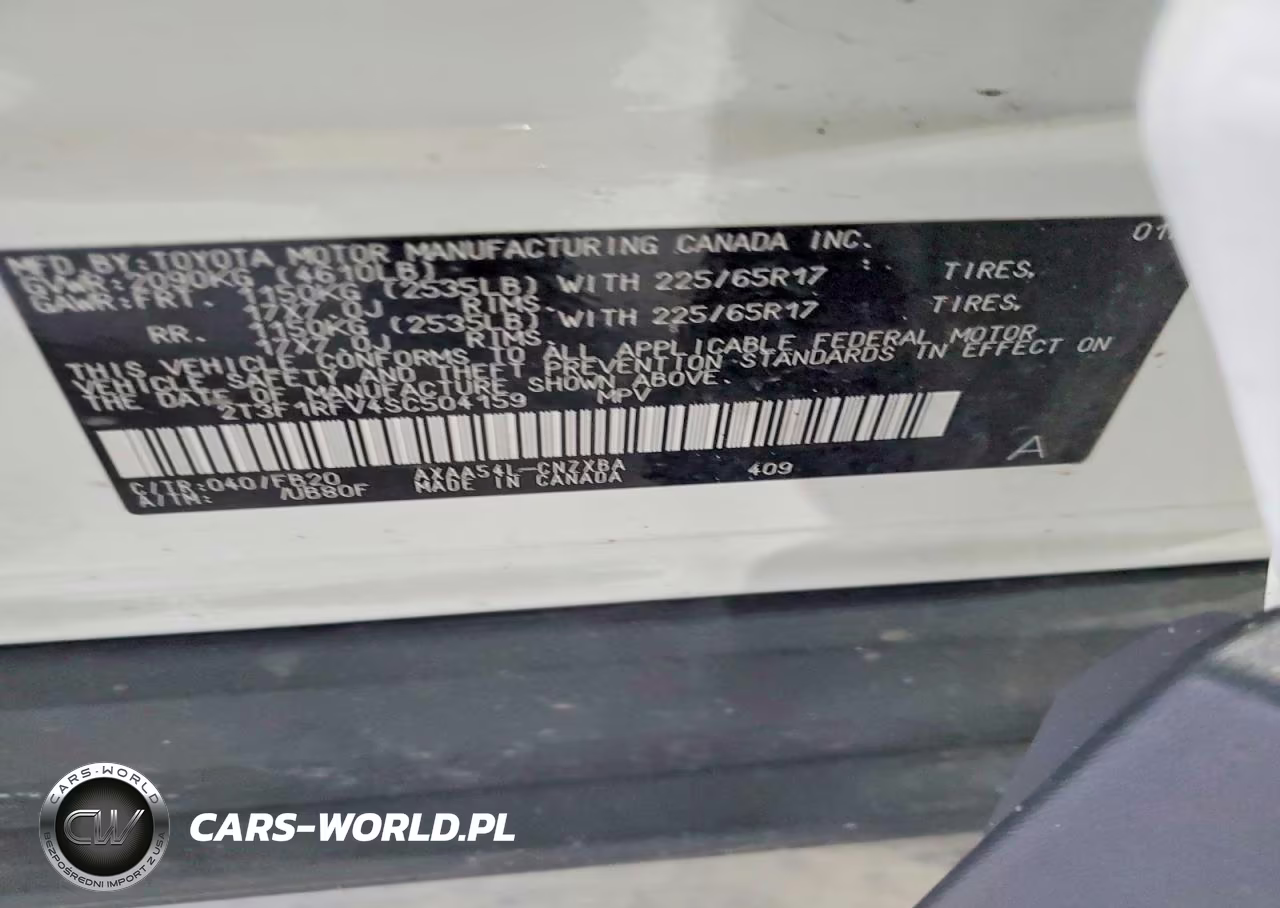 2025 Toyota Rav4 Le VIN:2T3F1RFV4SC504159 - 14