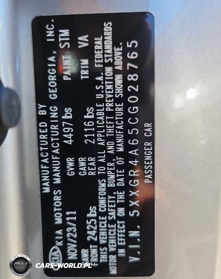 2012 Kia Optima Sx VIN:5XXGR4A65CG028765 - 12