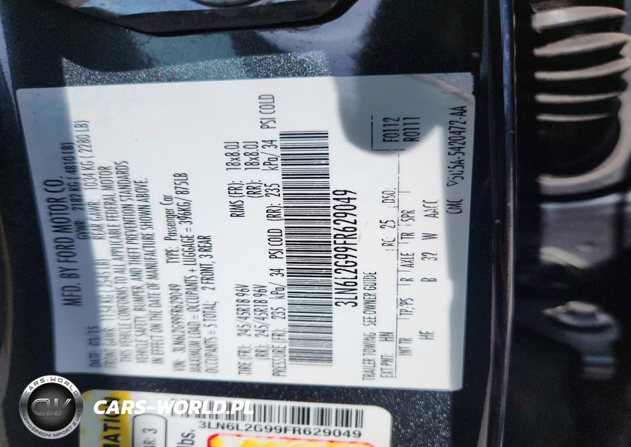 2015 Lincoln Mkz VIN:3LN6L2G99FR629049 - 12