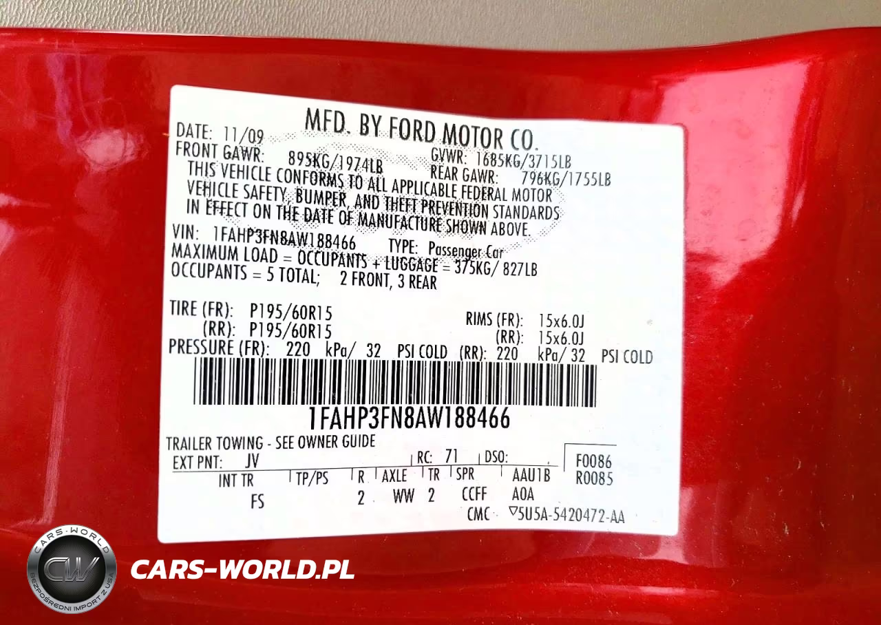 2010 Ford Focus Se VIN:1FAHP3FN8AW188466 - 12