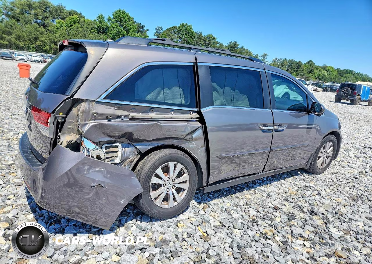2014 Honda Odyssey Exl VIN:5FNRL5H67EB049385 - 3
