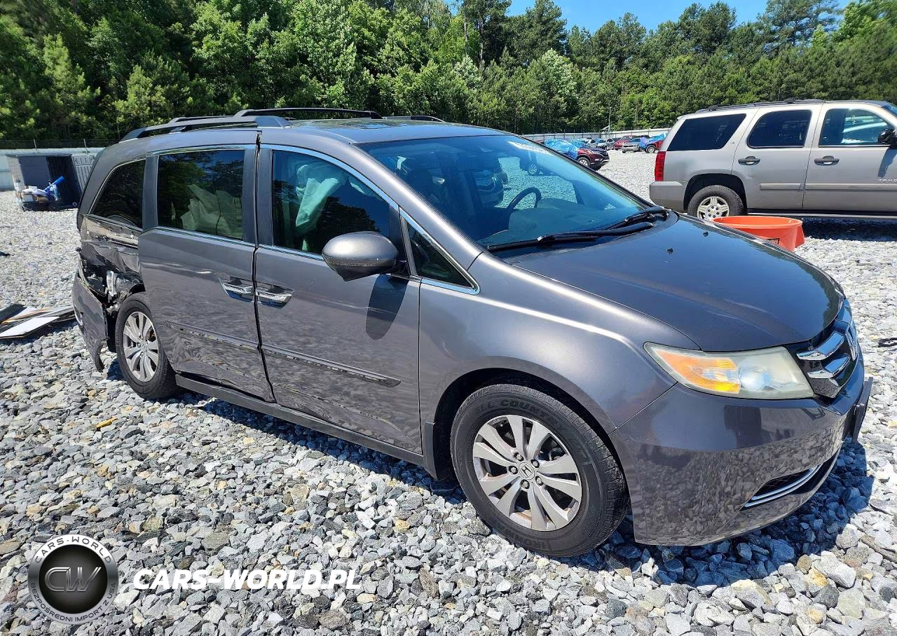 2014 Honda Odyssey Exl VIN:5FNRL5H67EB049385 - 4