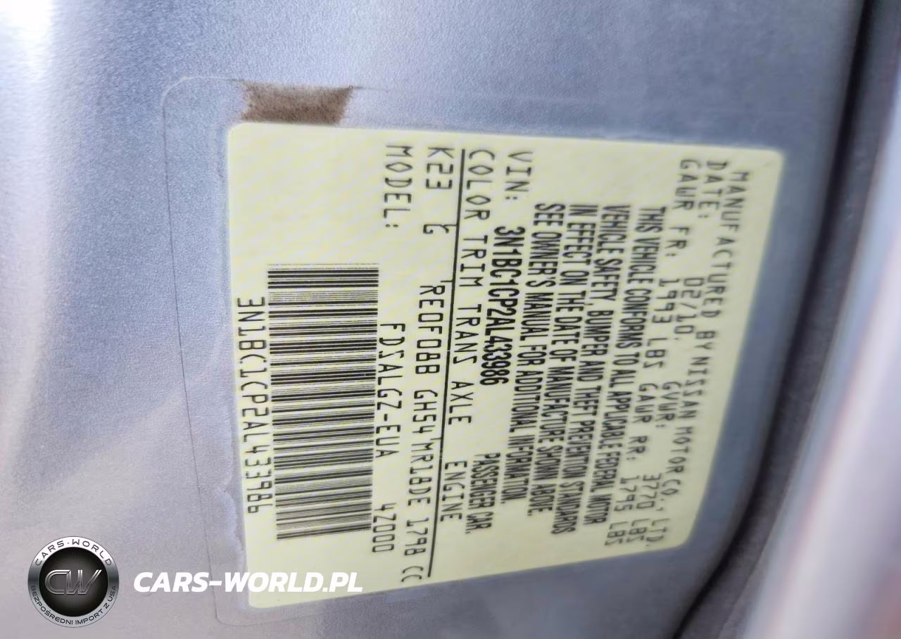 2010 Nissan Versa 1.8 S VIN:3N1BC1CP2AL433986 - 13