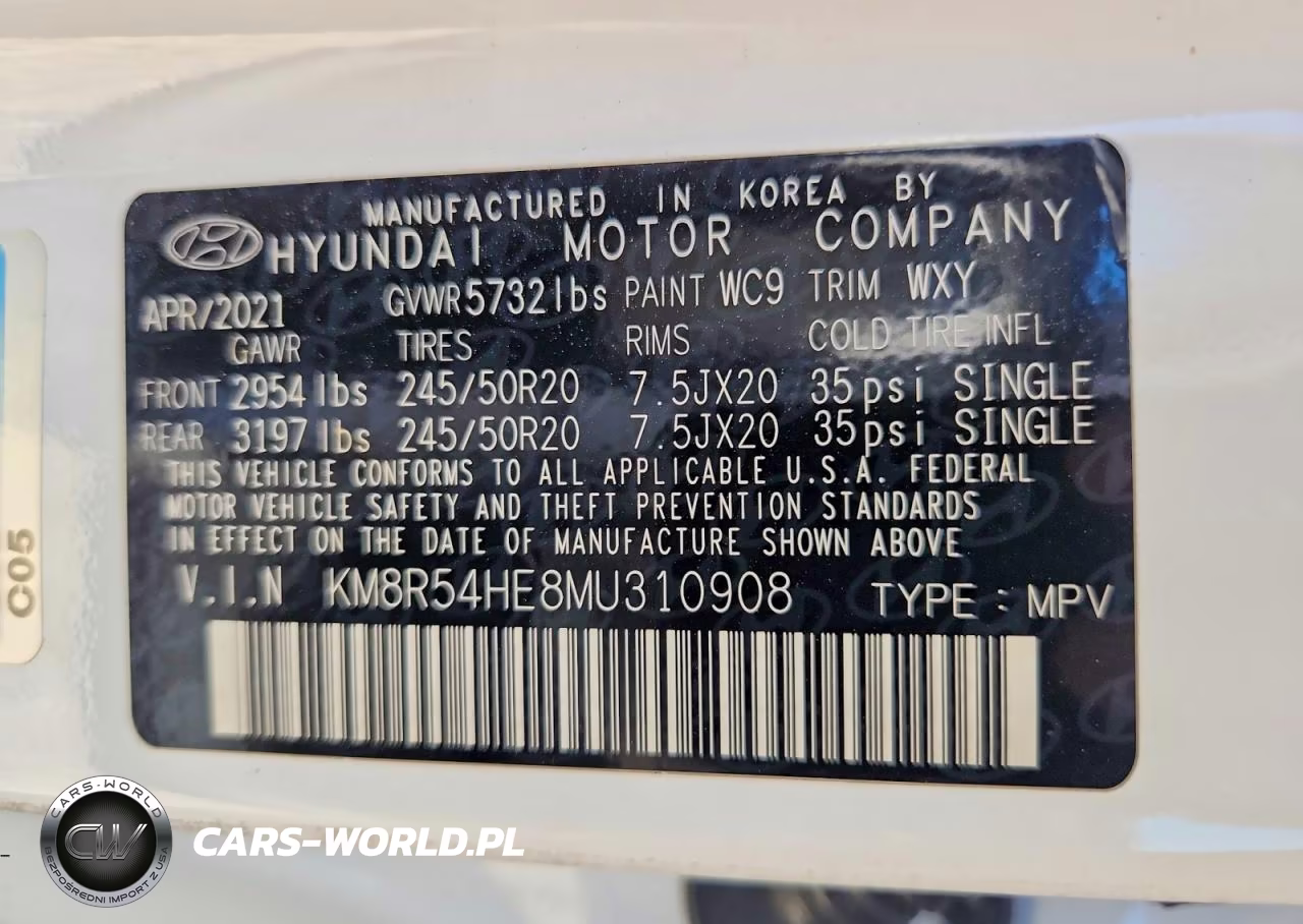 2021 Hyundai Palisade Limited VIN:KM8R54HE8MU310908 - 13