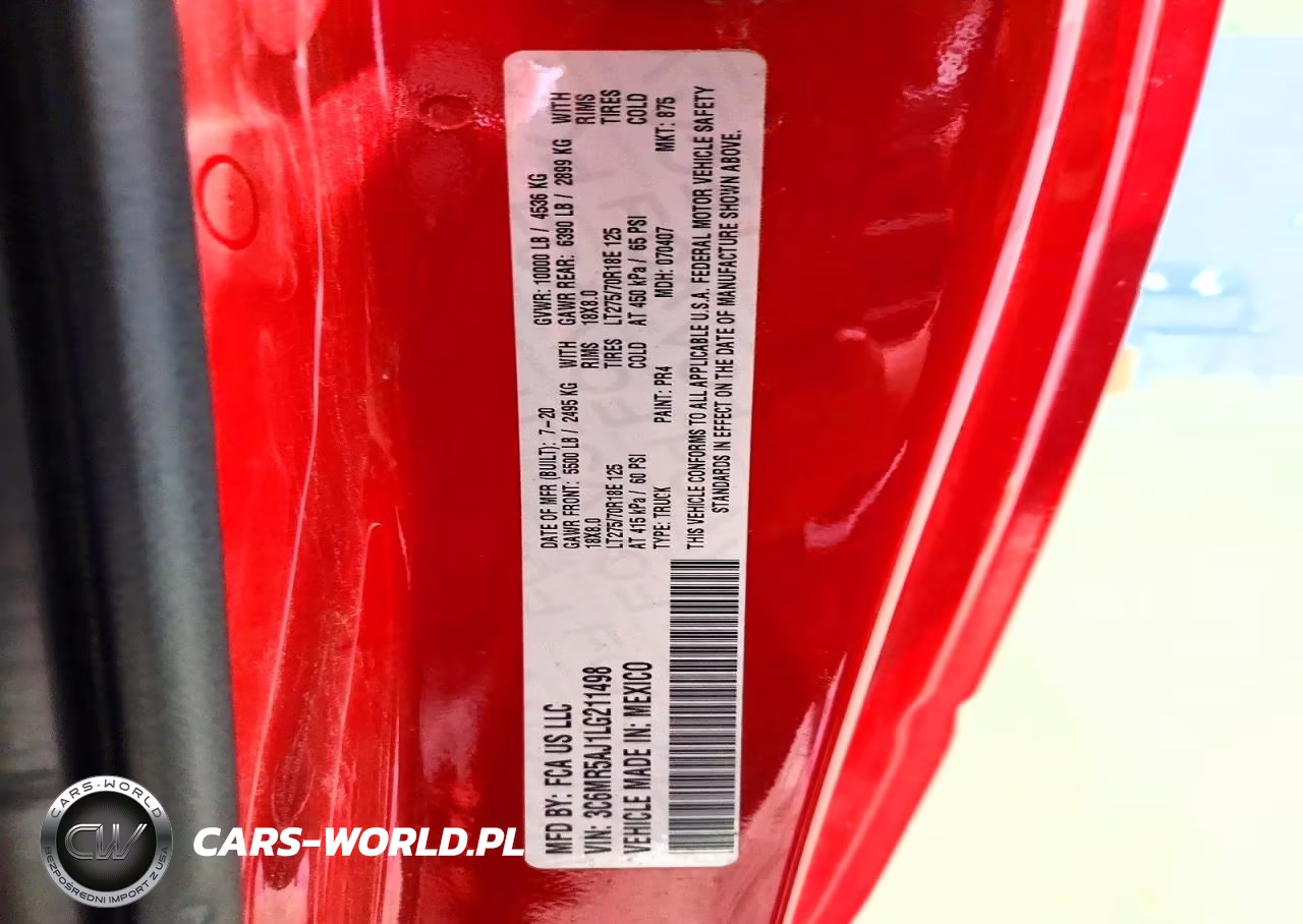 2020 Ram 2500 Tradesman VIN:3C6MR5AJ1LG211498 - 13