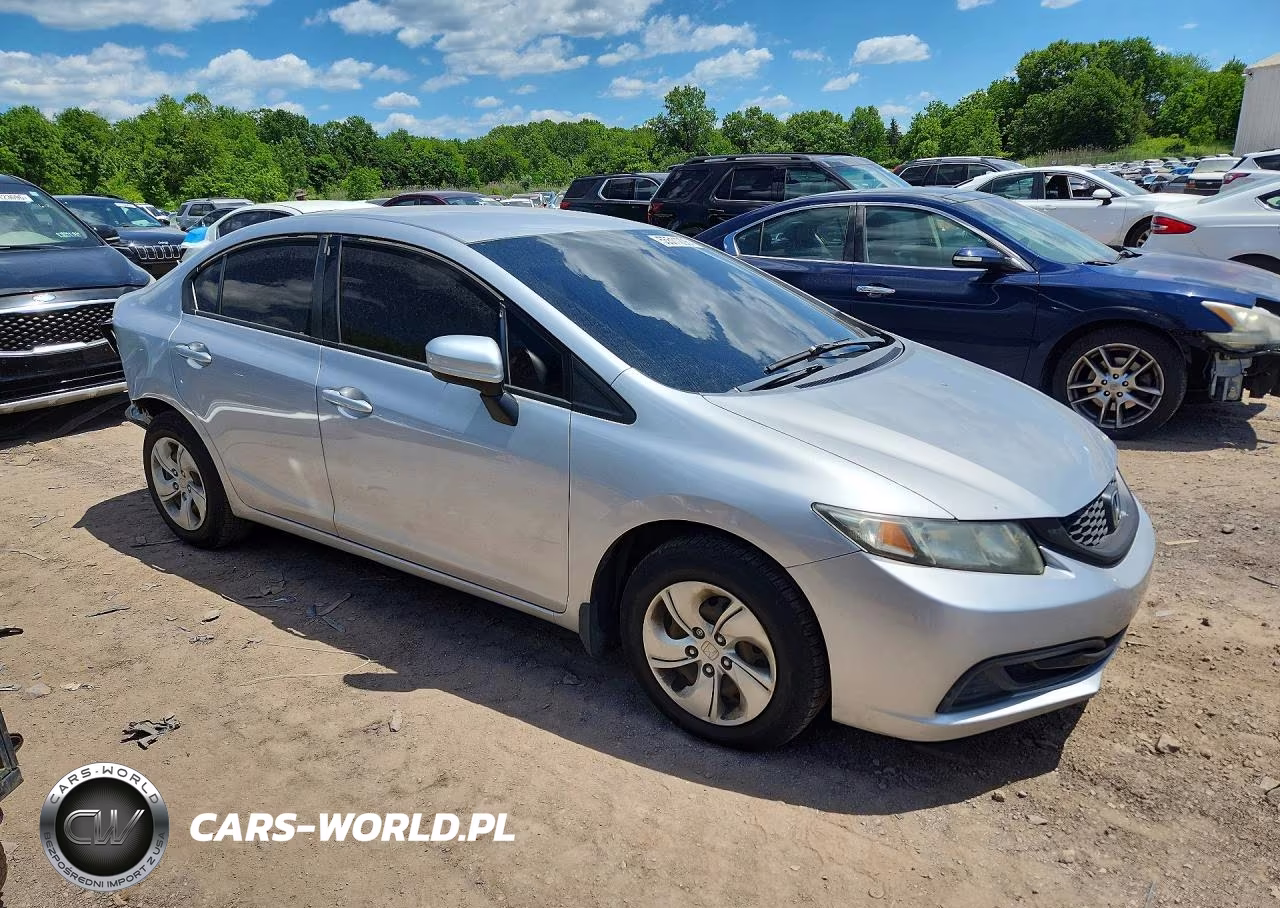 2015 Honda Civic Lx VIN:19XFB2F56FE246814 - 4