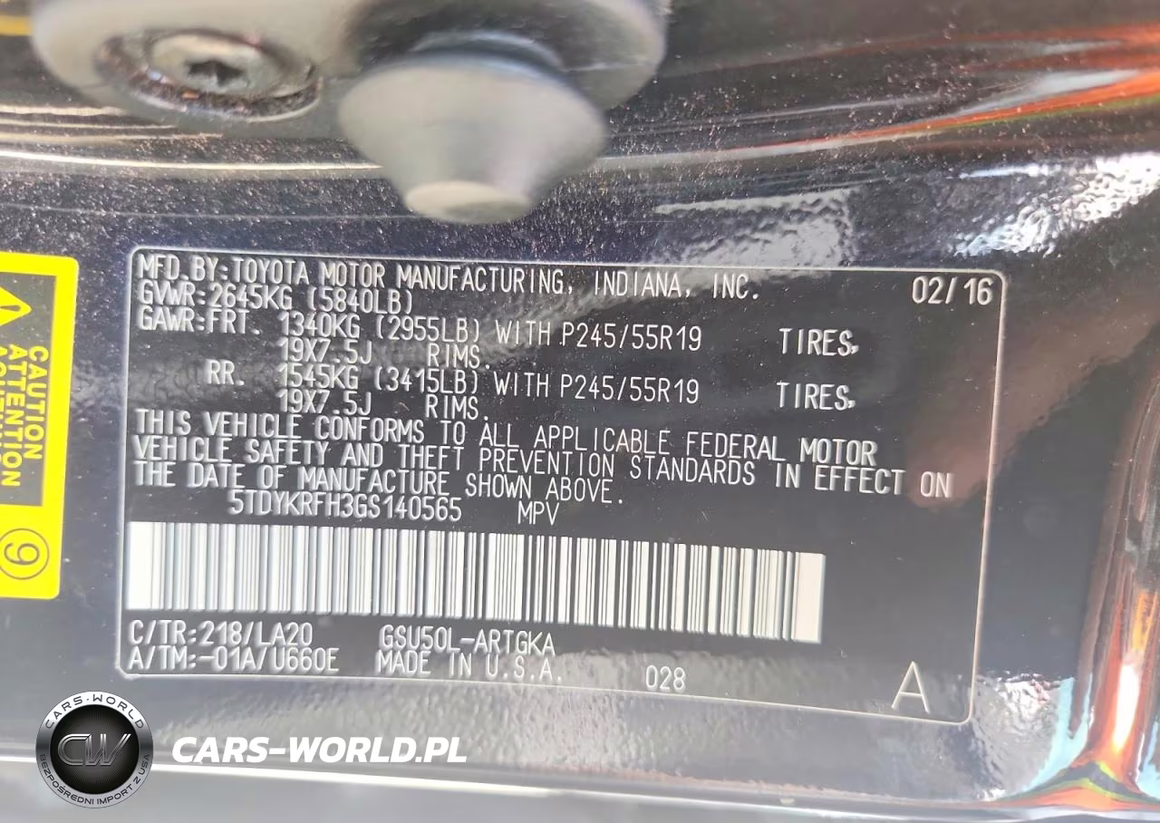 2016 Toyota Highlander Limited VIN:5TDYKRFH3GS140565 - 12