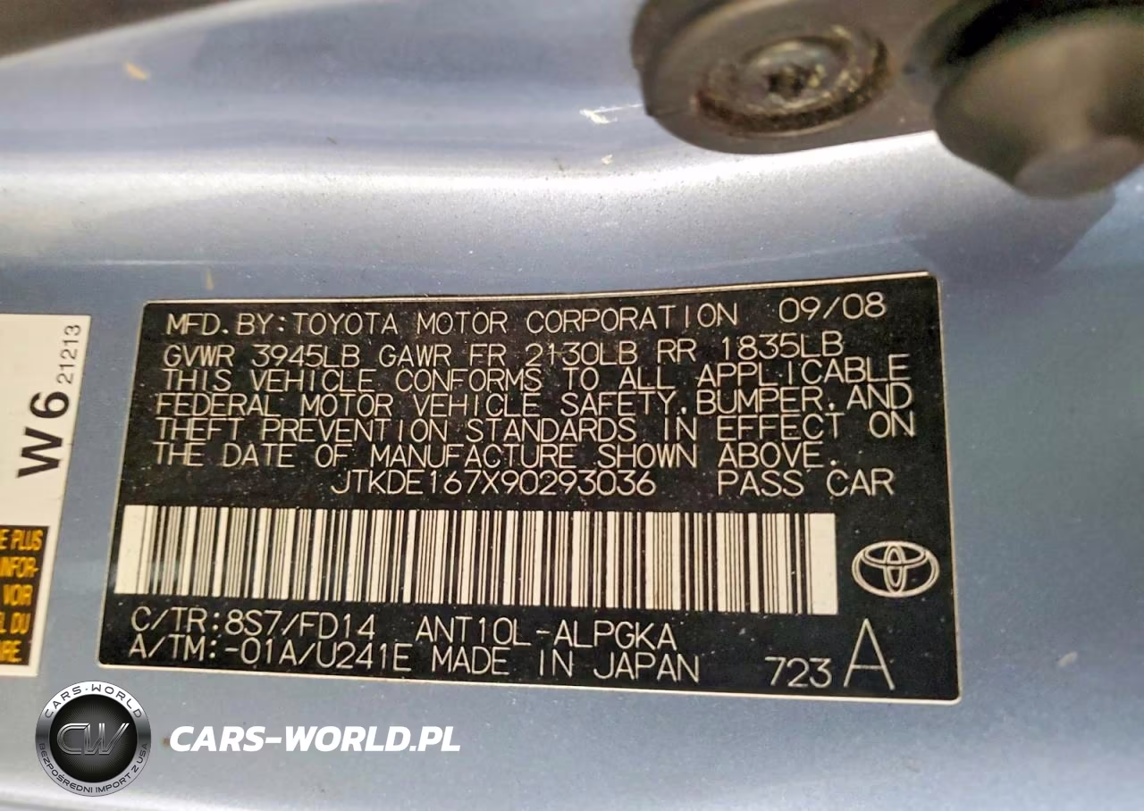 2009 Scion Tc Base VIN:JTKDE167X90293036 - 12