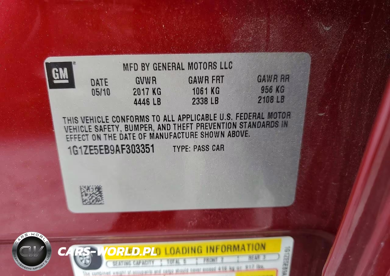 2010 Chevrolet Malibu Ltz VIN:1G1ZE5EB9AF303351 - 13