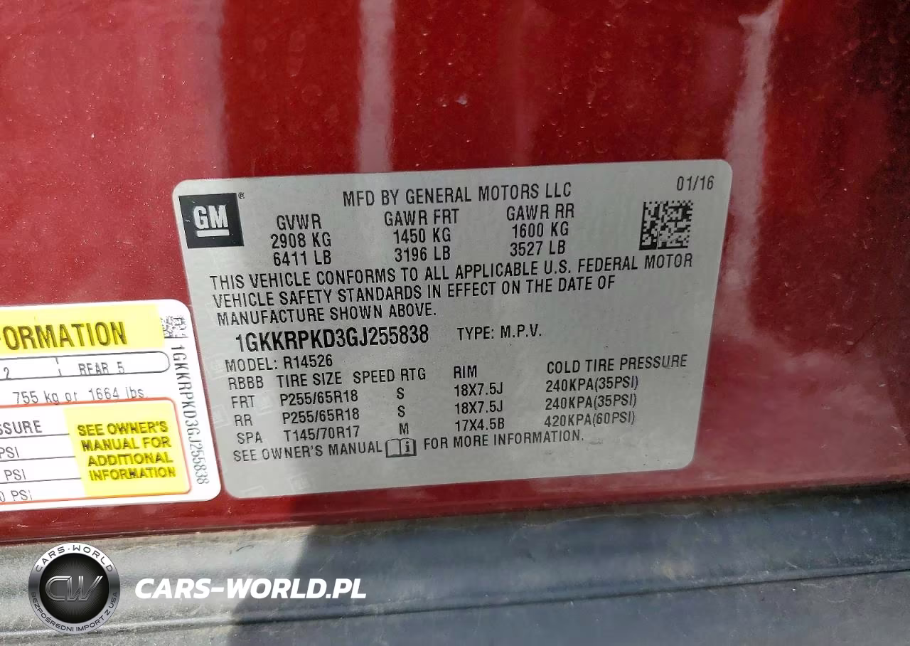 2016 GMC Acadia Sle VIN:1GKKRPKD3GJ255838 - 13