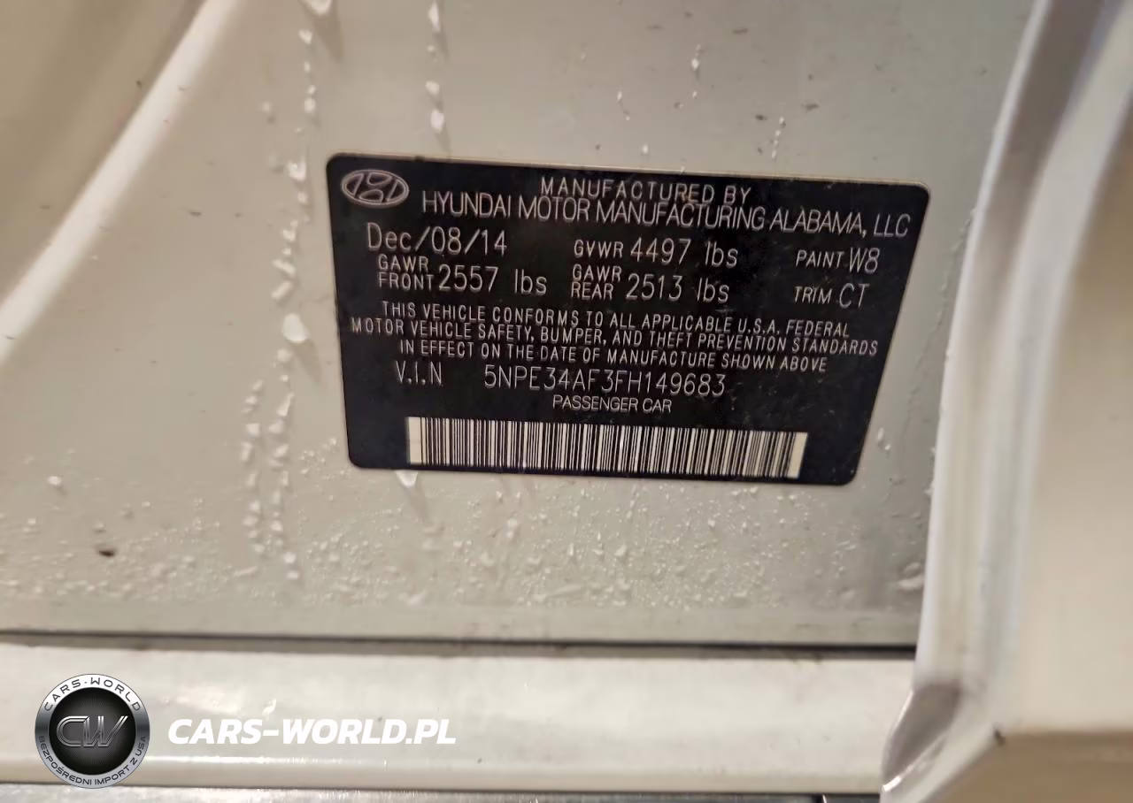 2015 Hyundai Sonata Sport VIN:5NPE34AF3FH149683 - 12