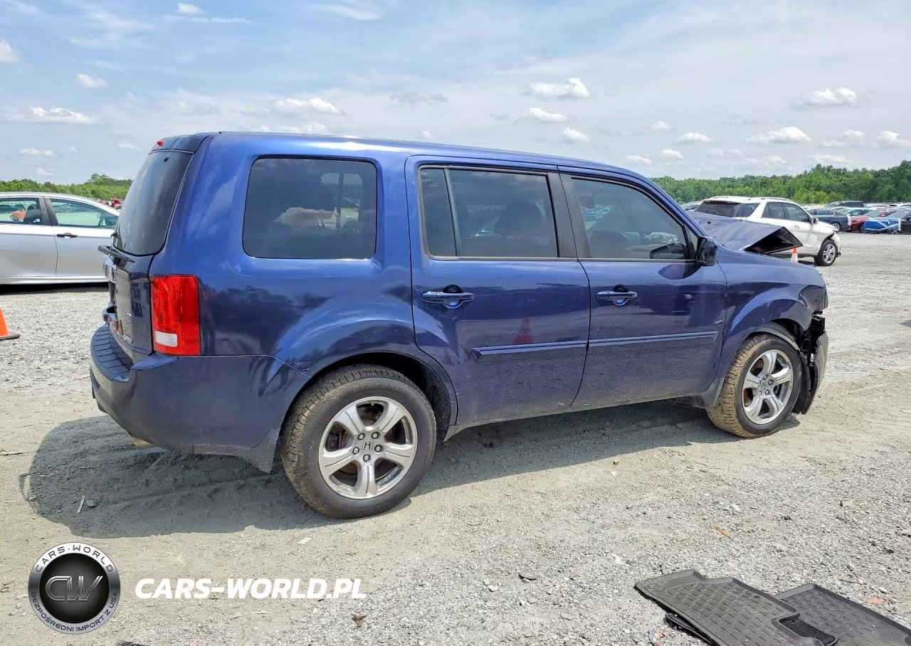 2014 Honda Pilot Exl VIN:5FNYF4H59EB035413 - 3