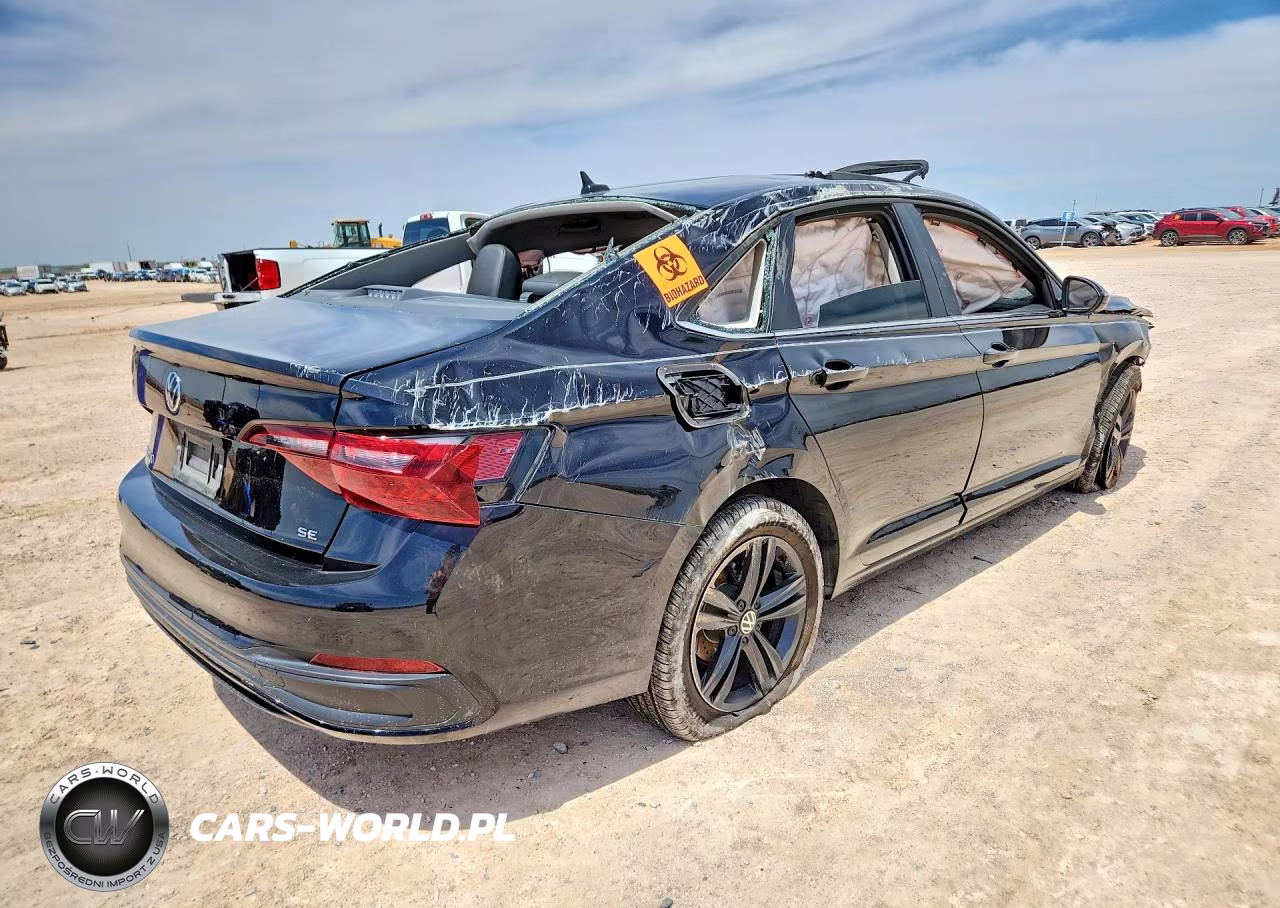 2024 Volkswagen Jetta Se VIN:3VW7M7BU0RM051369 - 3