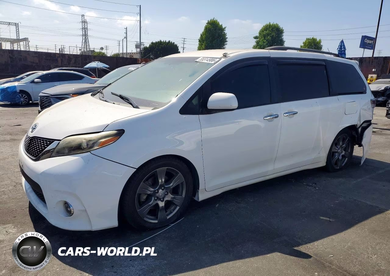 2017 Toyota Sienna Se VIN:5TDXZ3DC2HS786712 - 1