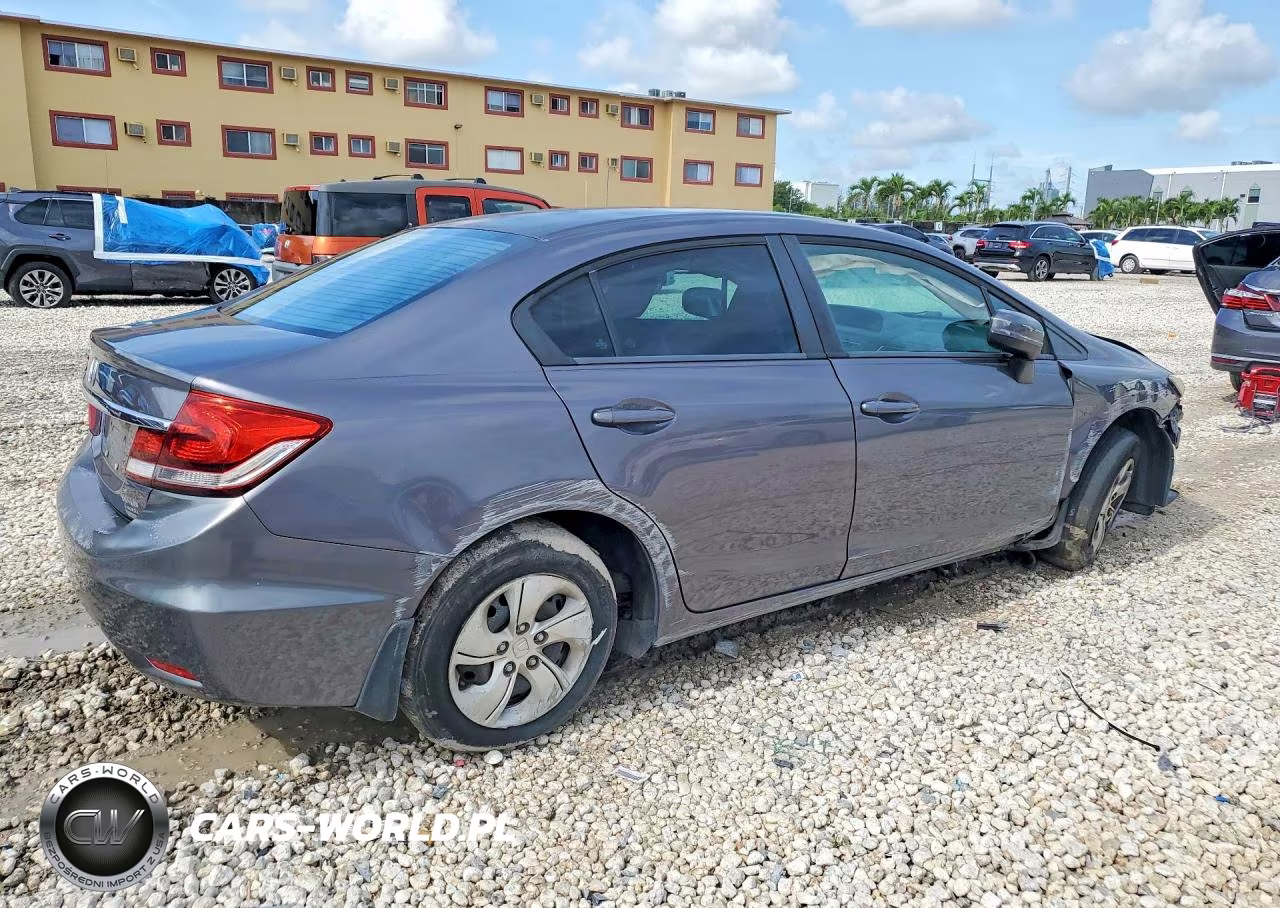 2014 Honda Civic Lx VIN:19XFB2F56EE059796 - 3