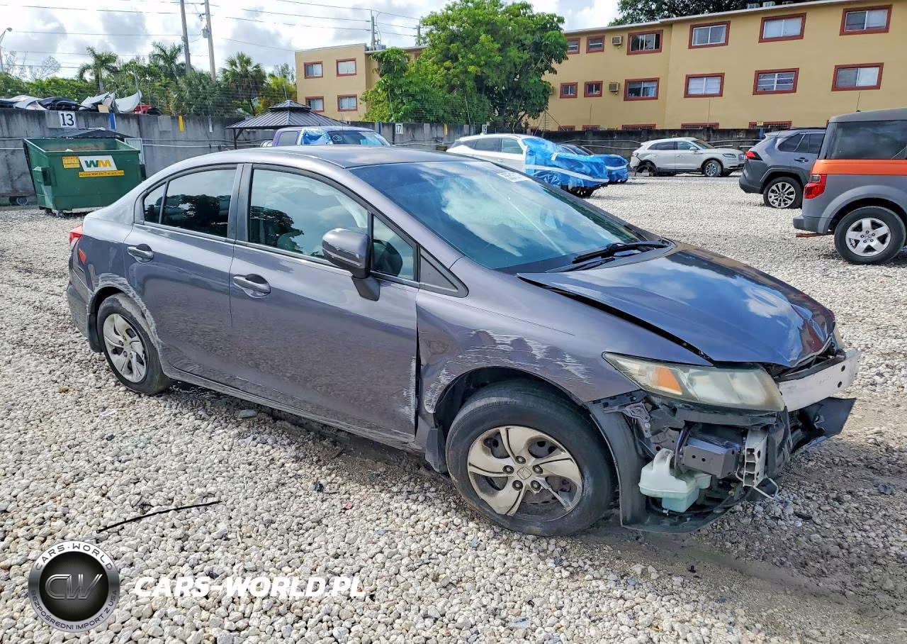 2014 Honda Civic Lx VIN:19XFB2F56EE059796 - 4