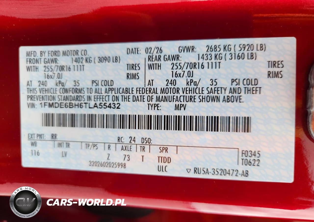2026 Ford Bronco VIN:1FMDE6BH6TLA55432 - 14