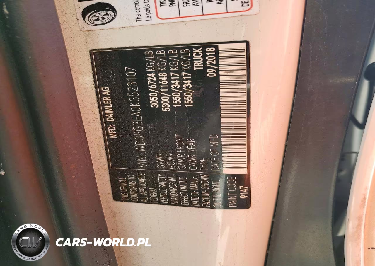 2019 Mercedes-Benz Metris VIN:WD3PG3EA0K3523107 - 13