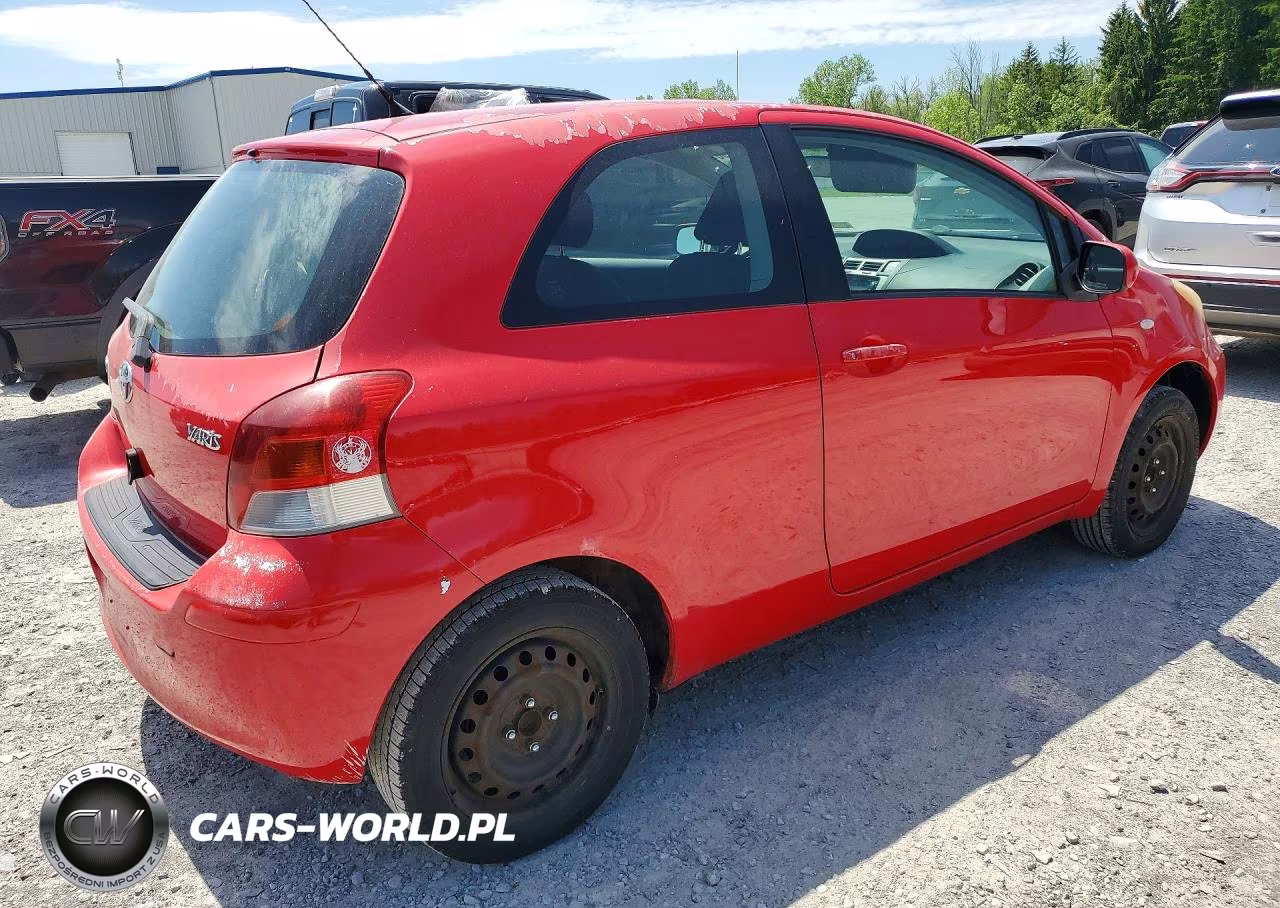 2009 Toyota Yaris Base VIN:JTDJT903X95237122 - 3