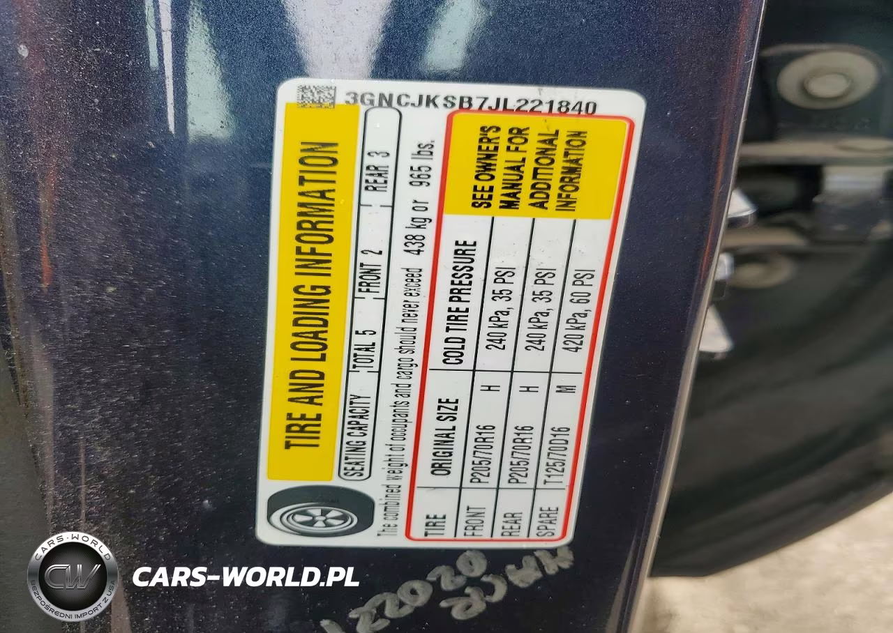 2018 Chevrolet Trax Ls VIN:3GNCJKSB7JL221840 - 13