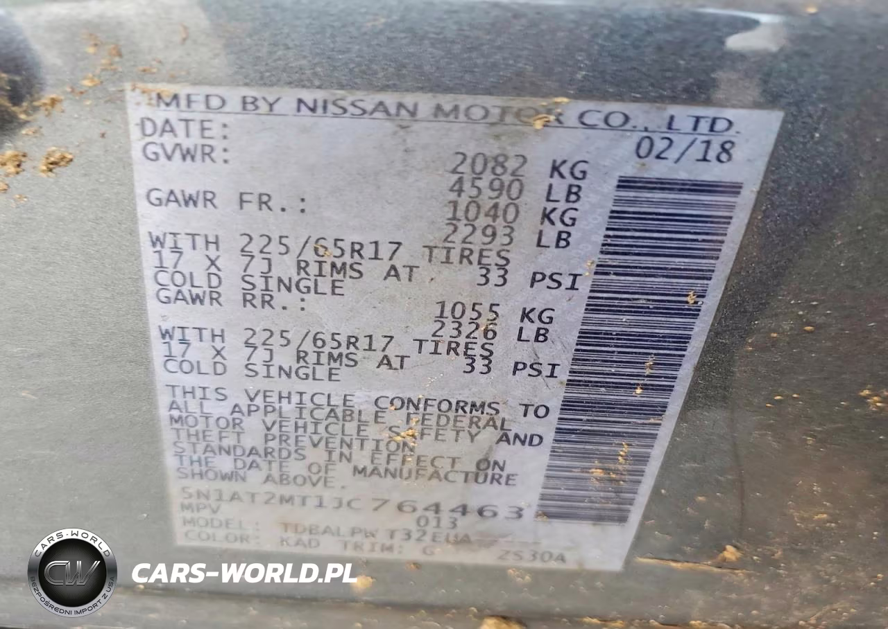 2018 Nissan Rogue S VIN:5N1AT2MT1JC764463 - 13