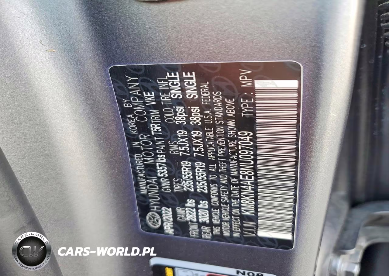 2022 Hyundai Ioniq 5 Sel VIN:KM8KN4AE8NU097049 - 12
