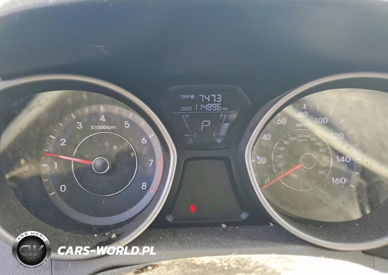 2013 Hyundai Elantra Gls VIN:KMHDH4AE9DU971861 - 9