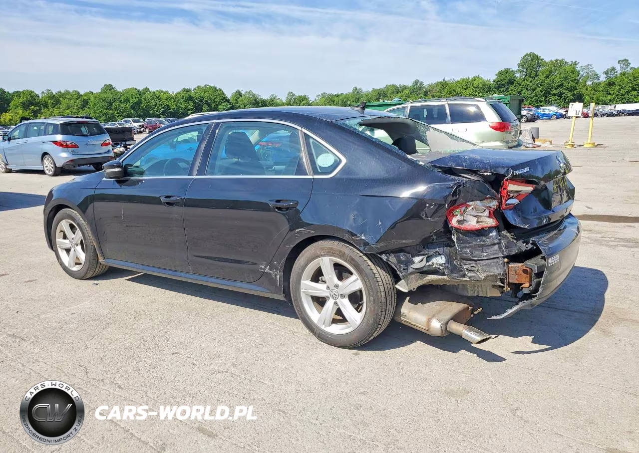2013 Volkswagen Passat Se VIN:1VWBP7A36DC049257 - 2