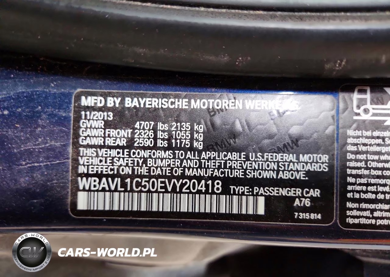 2014 BMW X1 xDrive28I VIN:WBAVL1C50EVY20418 - 13