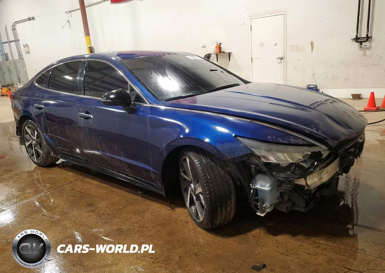 2021 Hyundai Sonata Sel Plus VIN:5NPEJ4J2XMH091586 - 4
