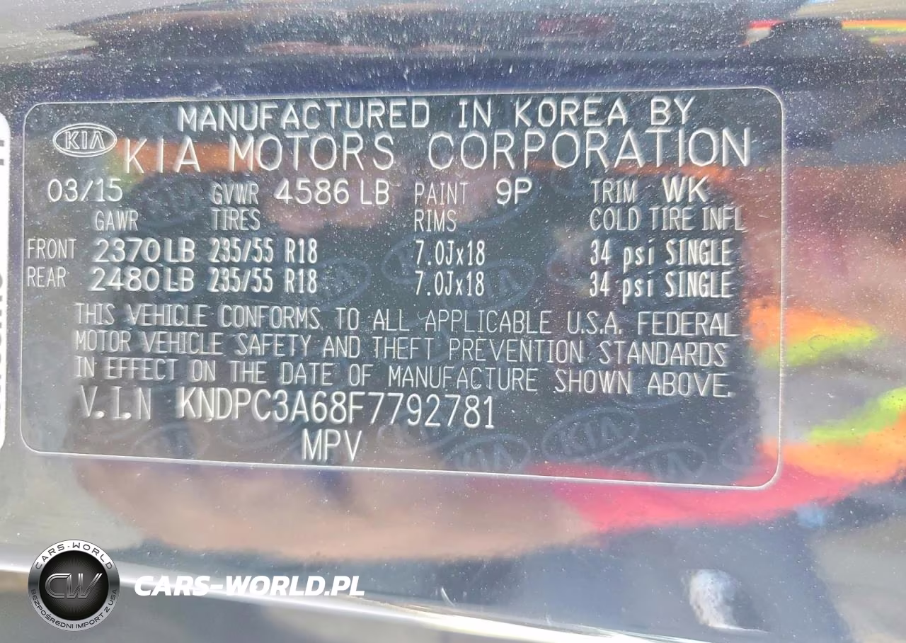 2015 Kia Sportage Ex VIN:KNDPC3A68F7792781 - 13
