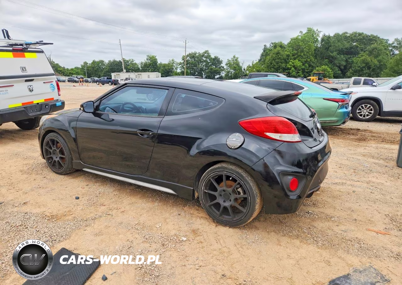 2015 Hyundai Veloster Turbo VIN:KMHTC6AE3FU249259 - 2