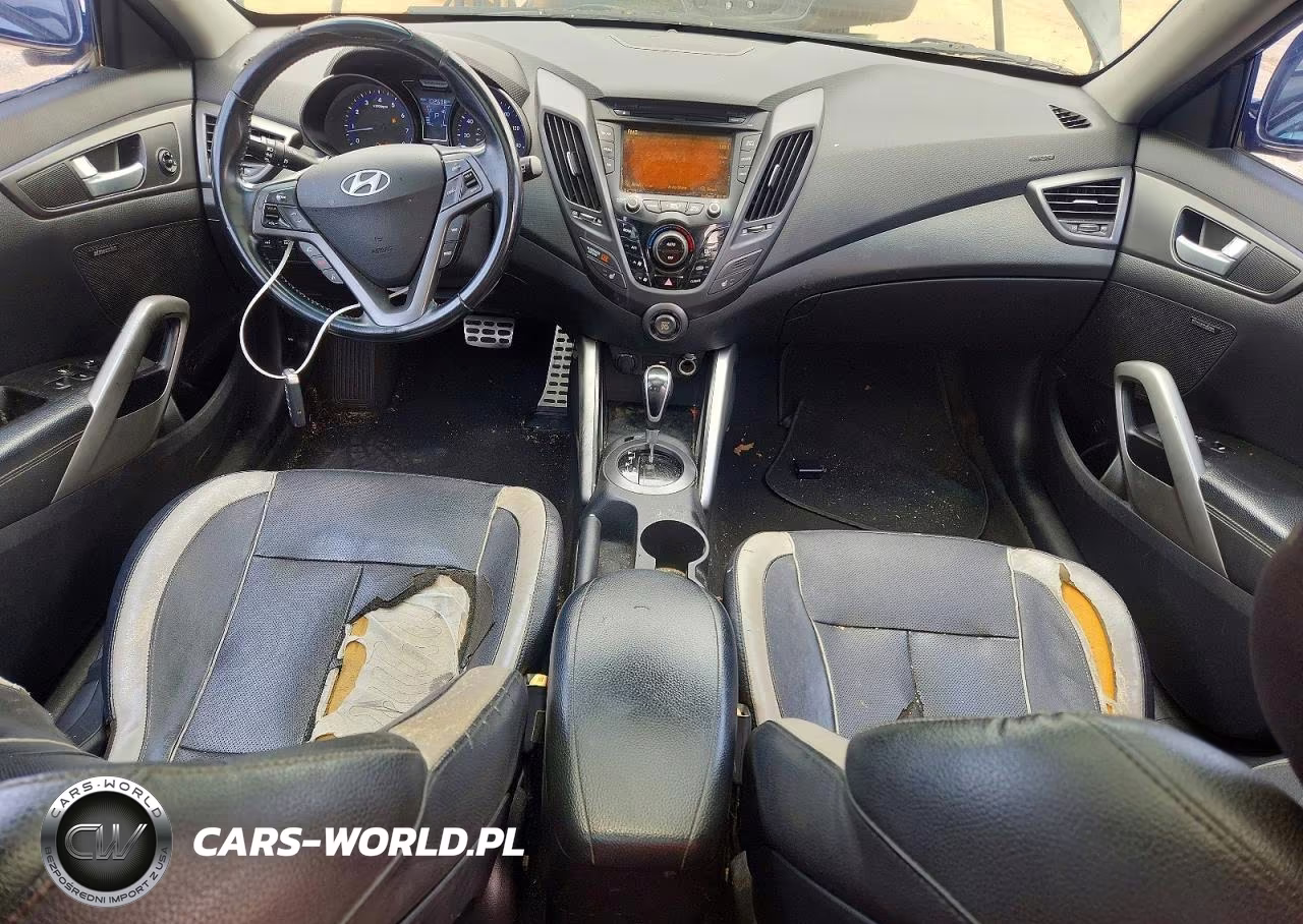 2015 Hyundai Veloster Turbo VIN:KMHTC6AE3FU249259 - 8
