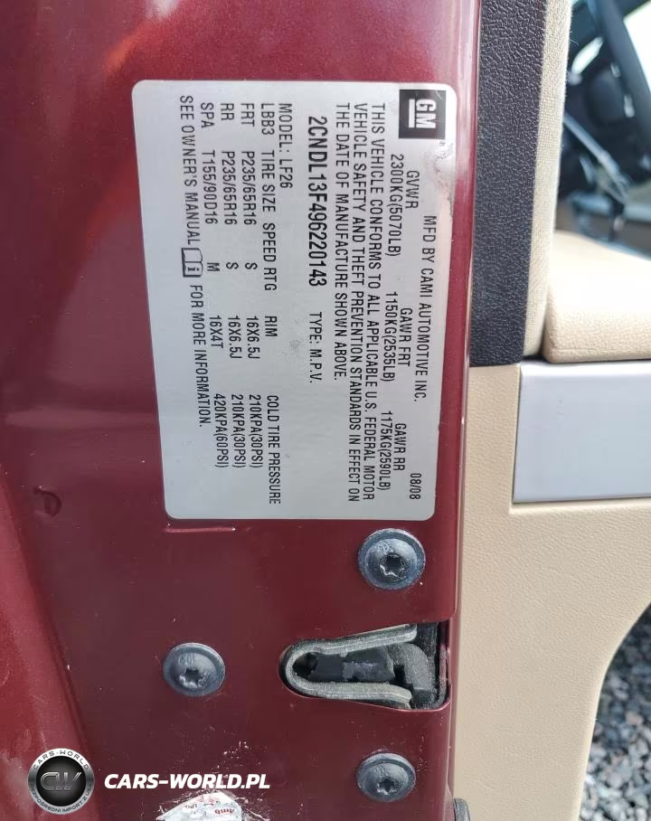 2009 Chevrolet Equinox Ls VIN:2CNDL13F496220143 - 13