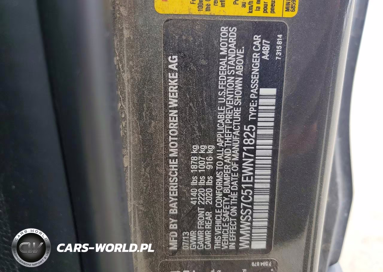 2014 Mini Cooper S Paceman VIN:WMWSS7C51EWN71825 - 12
