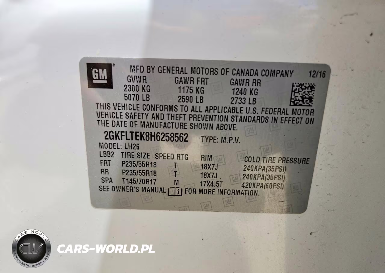 2017 GMC Terrain Sle VIN:2GKFLTEK8H6258562 - 13