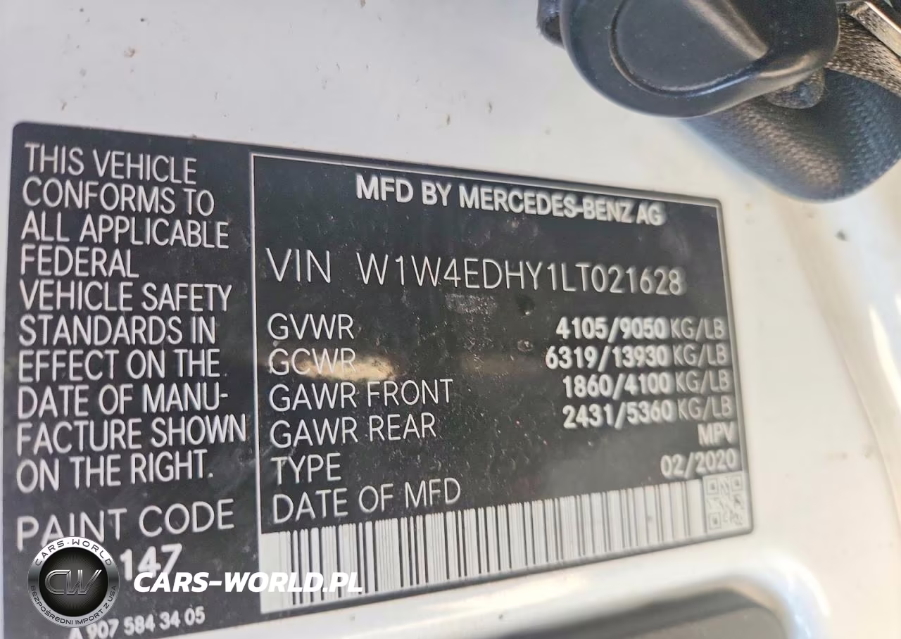 2020 Mercedes Benz Sprinter 2500 Delivery Van VIN:W1W4EDHY1LT021628 - 14