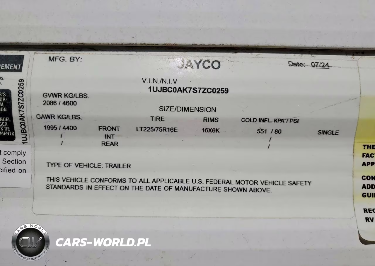 2025 Jayco Jay Flight Series VIN:1UJBC0AK7S7ZC0259 - 10