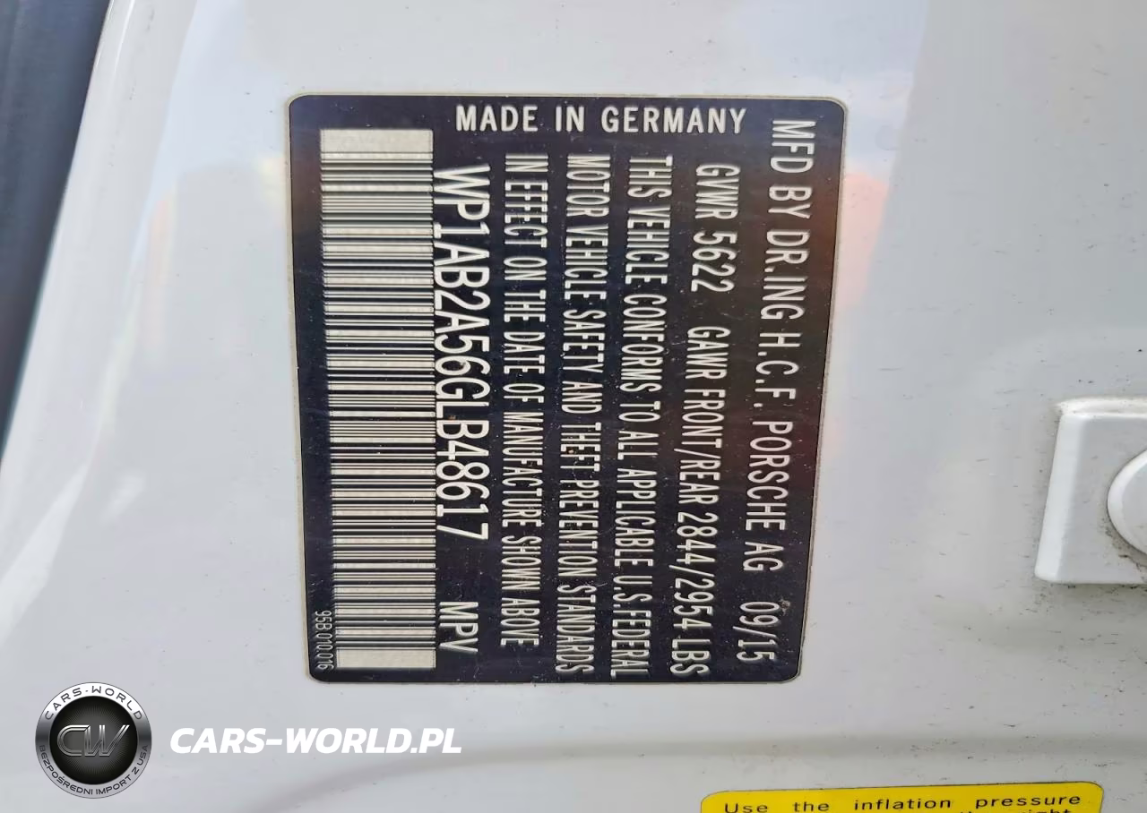 2016 Porsche Macan S VIN:WP1AB2A56GLB48617 - 13