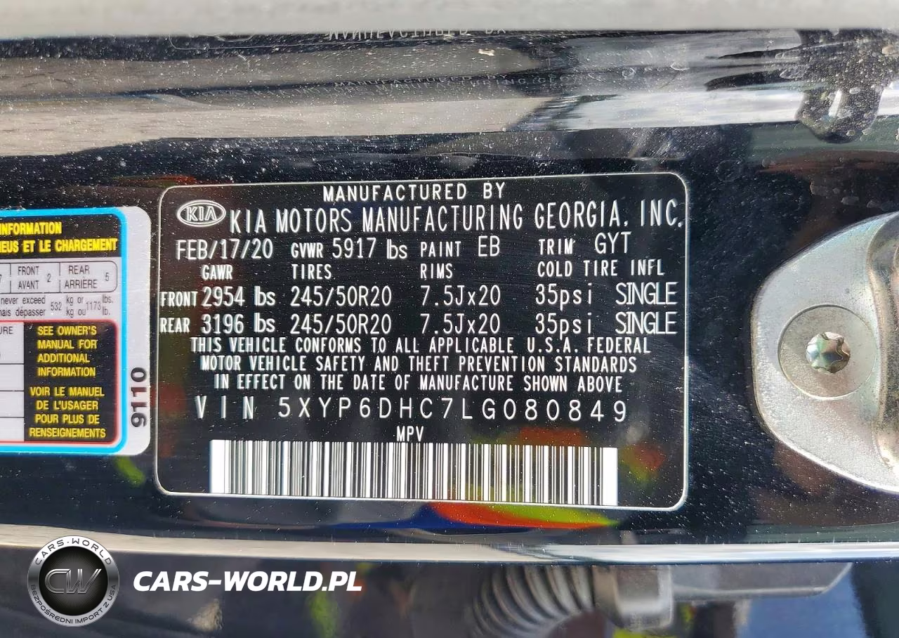2020 Kia Telluride S VIN:5XYP6DHC7LG080849 - 14