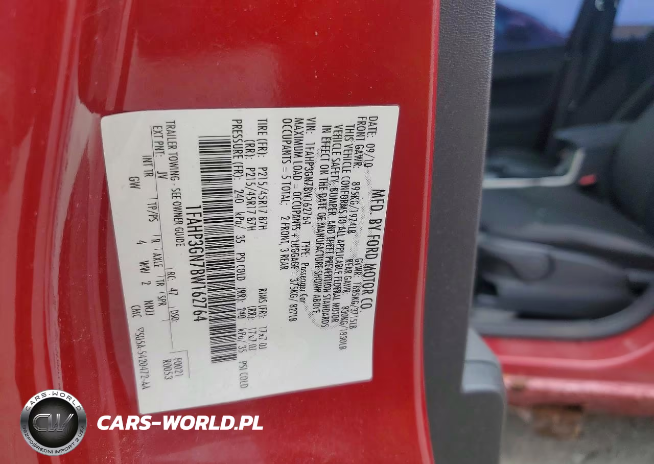 2011 Ford Focus Ses VIN:1FAHP3GN7BW162764 - 13
