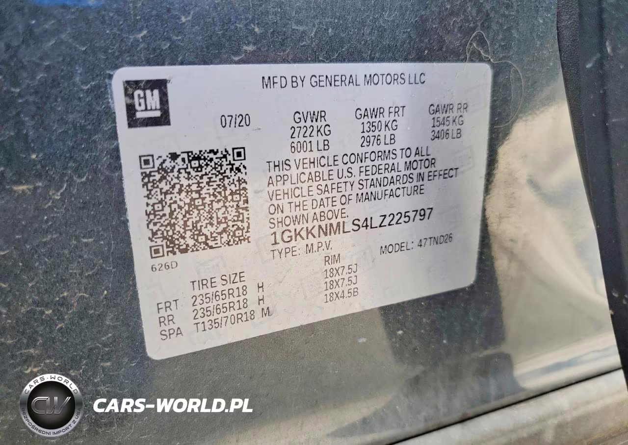 2020 GMC Acadia Slt VIN:1GKKNMLS4LZ225797 - 13
