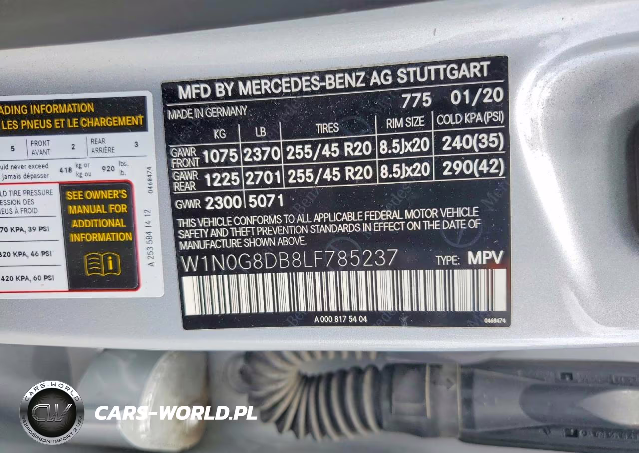 2020 Mercedes-Benz Glc 300 VIN:W1N0G8DB8LF785237 - 14