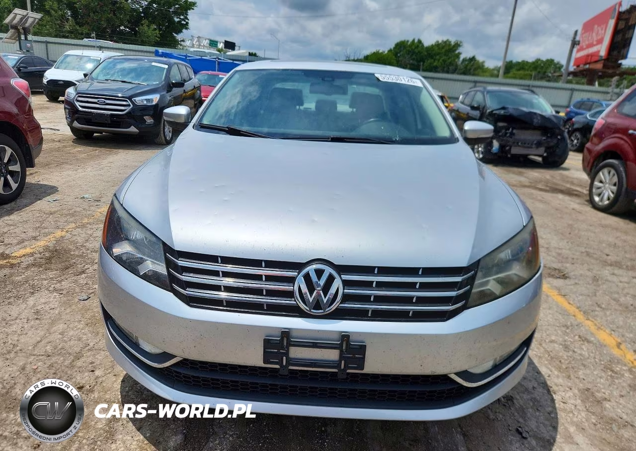 2013 Volkswagen Passat Se VIN:1VWBN7A34DC014092 - 5