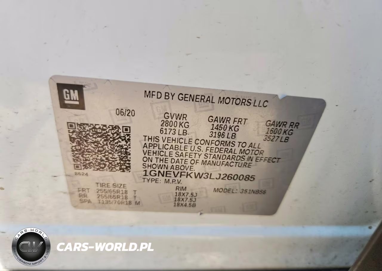 2020 Chevrolet Traverse Ls VIN:1GNEVFKW3LJ260085 - 13