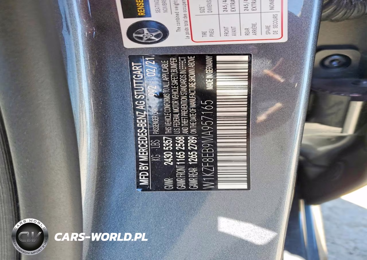 2021 Mercedes-Benz E 350 4Matic VIN:W1KZF8EB9MA957165 - 12