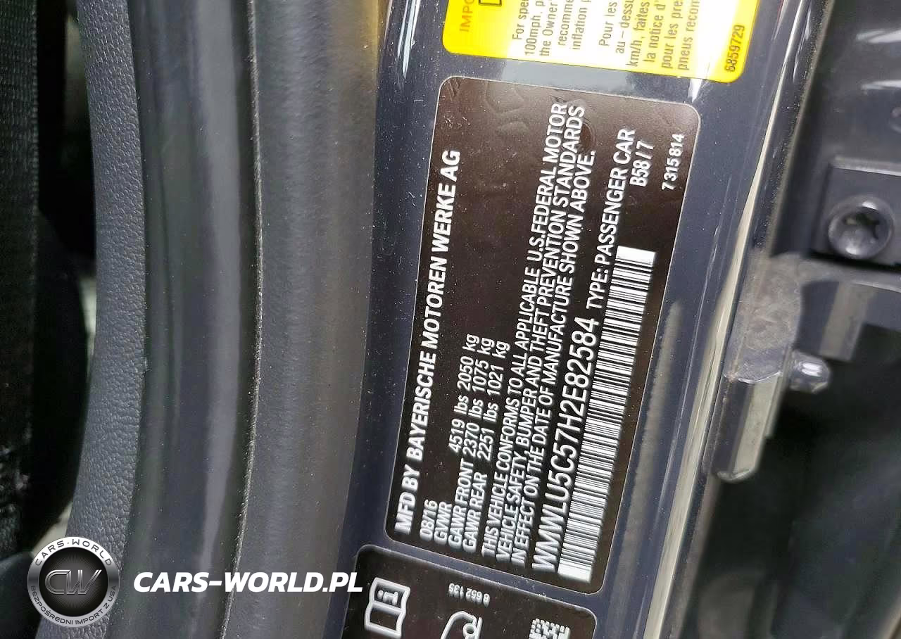 MINI COOPER S C VIN:WMWLU5C57H2E82584 - 12
