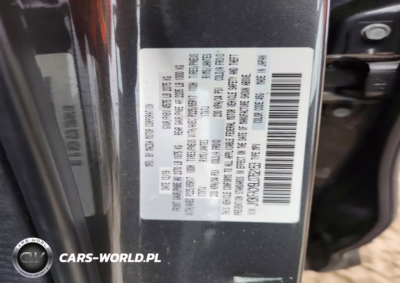2020 Mazda Cx-5 Touring VIN:JM3KFACM9L0762153 - 12