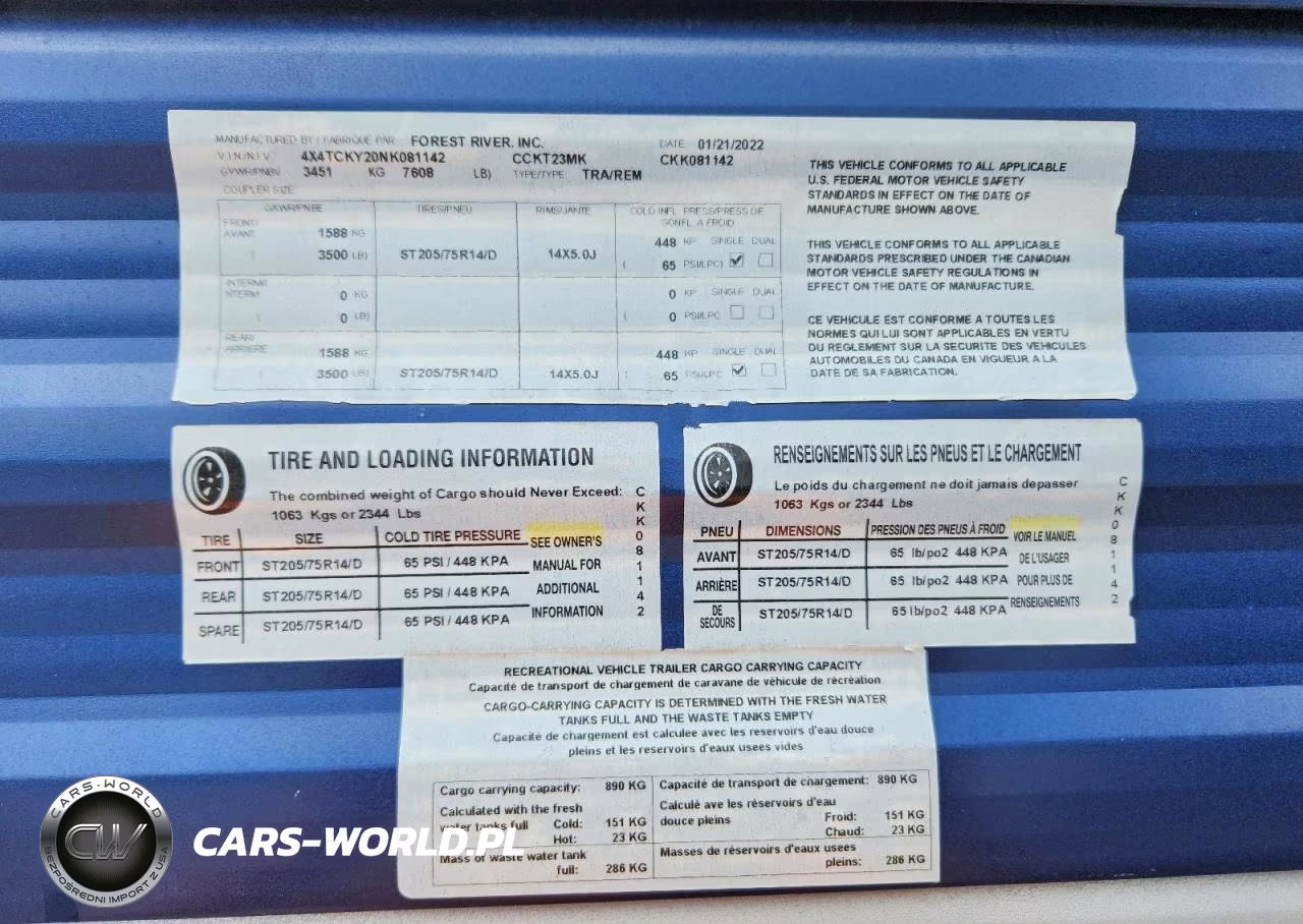 2022 Forest River Grey Wolf Camper VIN:4X4TCKY20NK081142 - 10
